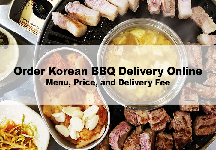 Ordering Korean food with NEON, food ordering platform(app)