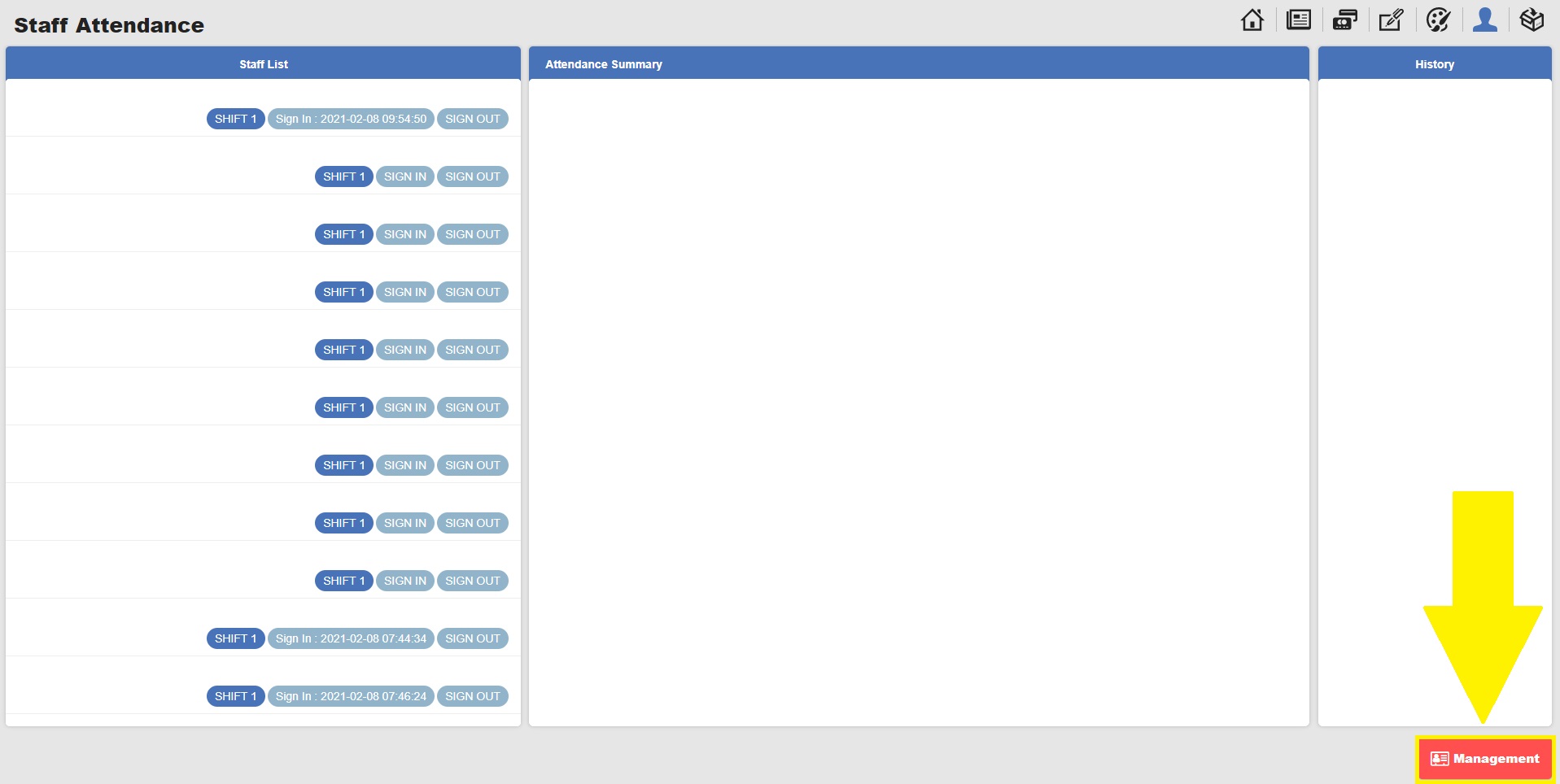 Staff Attendance Management - Nstory Insider