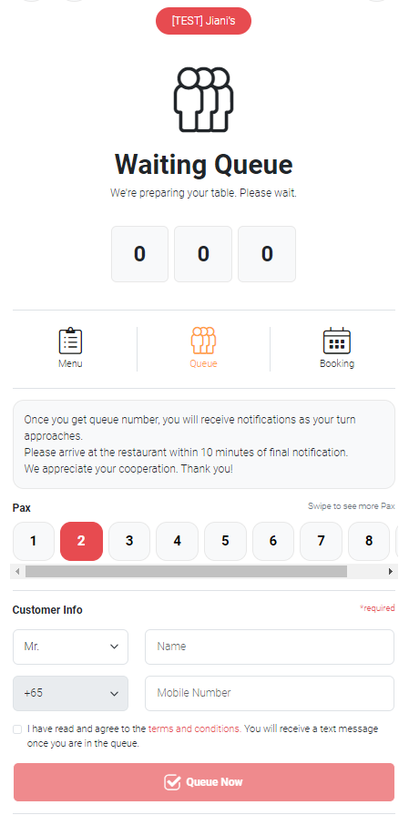 Manage queues and call customers - Nstory Insider